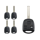 Keyless Entry Remote 4C chip Replacement for Lexus 02-03 ES300 97-05 GS300 98-00 GS400 3 Button,HYQ1512V